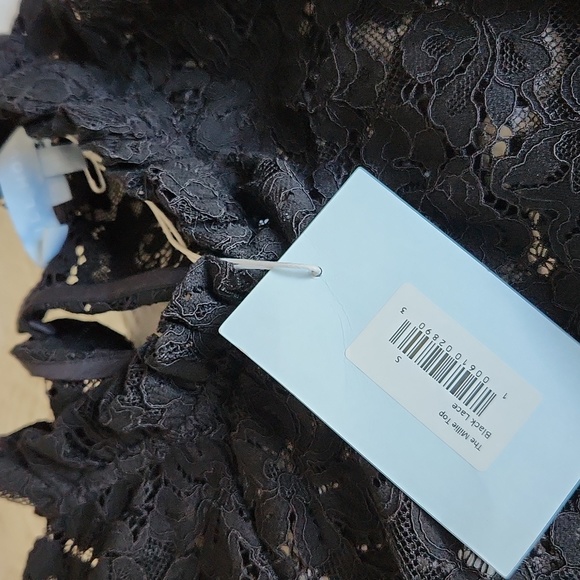 NWT Hill House Millie Top in Black Lace - Picture 3 of 4